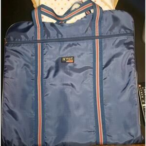 The Smuggler Retro Striped Vintage Blue Garment Travel Bag YFC Luggage Carry On